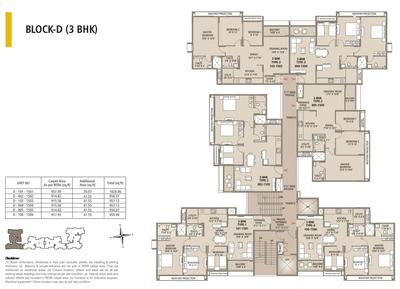 Project Image of 792.65 - 1138.07 Sq.ft 2 BHK Apartment for buy in Arvind Bel Air