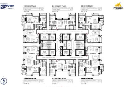 Project Image of 365.0 - 1180.0 Sq.ft 1 BHK Apartment for buy in Prescon Midtown Bay