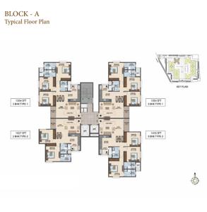 Project Image of 992.0 - 1416.0 Sq.ft 2 BHK Apartment for buy in Sattva Laurel Heights