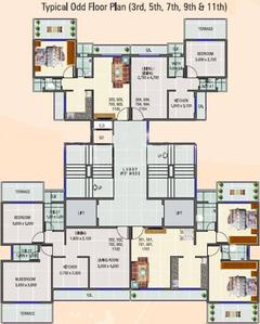 Project Image of 1150.0 - 1200.0 Sq.ft 2 BHK Apartment for buy in Manzil Pride
