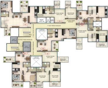 Project Image of 0.0 - 473.61 Sq.ft 1 BHK Apartment for buy in Geet Govind Muktai Aangan Phase IX