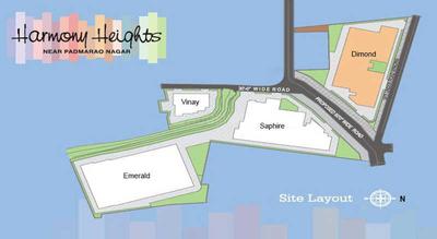 Project Image of 620.0 - 1524.0 Sq.ft 1 BHK Apartment for buy in Shanta Harmony Heights