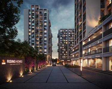 Project Image of 225.83 - 413.01 Sq.ft 1 BHK Apartment for buy in Sun Rising Homes Phase 2