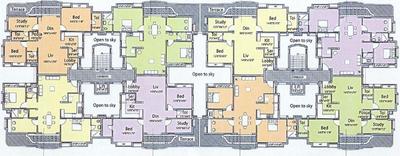 Project Image of 976.0 - 1402.0 Sq.ft 2 BHK Apartment for buy in De-Luxe Apartments and Buildings DABC Abhinayam Phase 1