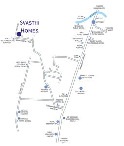Svasthi Homes Location Plan 1
