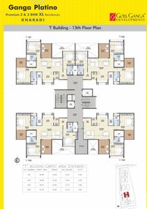 Project Image of 738.73 - 1523.09 Sq.ft 2 BHK Apartment for buy in Goel Ganga Platino