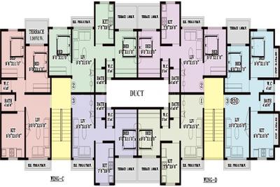 Project Image of 733.56 - 988.67 Sq.ft 1 BHK Apartment for buy in Saket Harmony