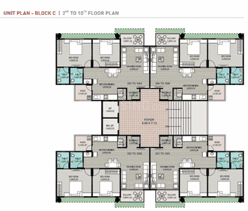 Project Image of 763.7 - 852.07 Sq.ft 2 BHK Apartment for buy in Madhav Skyline