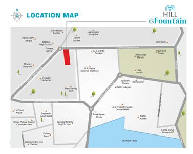 Project Image of 204.41 - 656.17 Sq.ft 1 RK Apartment for buy in Shreeji Hill Fountain