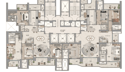 Project Image of 2673.0 - 4328.0 Sq.ft 3 BHK Apartment for buy in Whiteland Westin Residence