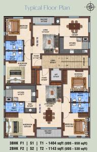 Project Image of 1143.0 - 2547.0 Sq.ft 2 BHK Apartment for buy in Lake Castle
