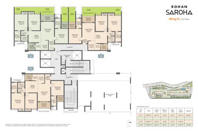 Project Image of 836.0 - 2023.0 Sq.ft 2 BHK Apartment for buy in Rohan Saroha