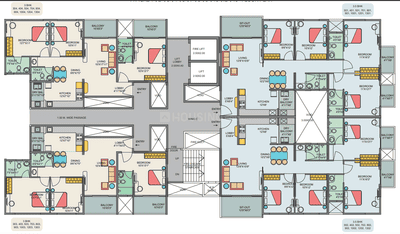 Project Image of 813.0 - 1433.0 Sq.ft 2 BHK Apartment for buy in Vishal Eastern Front