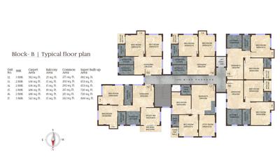 Project Image of 1050 Sq.ft 3 BHK Apartment / Flat for sale in New Town for Rs. 5100000