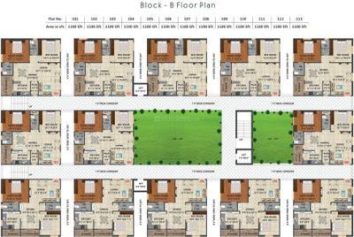 Project Image of 1080.0 - 1100.0 Sq.ft 2 BHK Apartment for buy in Sai Ram Residency