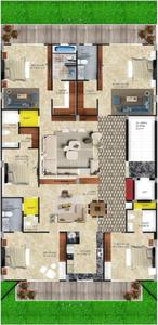 SLR Luxury Builder Floors SLR C2 B Luxury Builder Floors SLR C2 B Cluster Plan For Typical Floor Plan 1