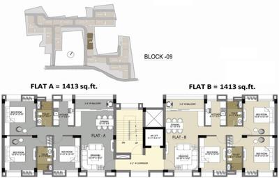 Project Image of 1214.0 - 1517.0 Sq.ft 2 BHK Apartment for buy in Sanjeeva Shree