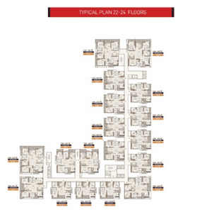 Project Image of 1324.0 - 2089.0 Sq.ft 2 BHK Apartment for buy in NSL East County Tower 1
