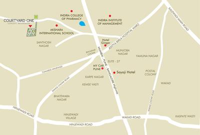 Project Image of 748.52 - 845.0 Sq.ft 3 BHK Apartment for buy in Kohinoor Courtyard One Phase 2