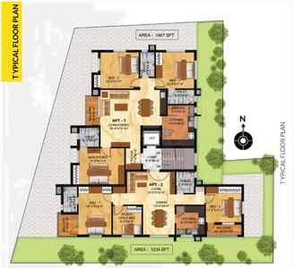 Project Image of 1234.0 - 1467.0 Sq.ft 2.5 BHK Apartment for buy in Kriya Sankalp