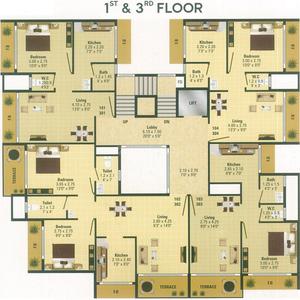 Project Image of 322.0 - 629.0 Sq.ft 1 BHK Apartment for buy in Shreyas Apartment
