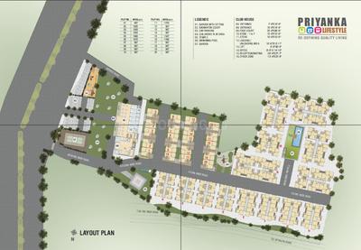 Project Image of 1025.0 - 1594.0 Sq.ft 2 BHK Apartment for buy in Priya Priyanka Lifestyle