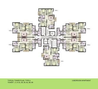 Project Image of 850.0 - 2450.0 Sq.ft 2 BHK Apartment for buy in Jaypee Kosmos