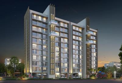 Project Image of 421.0 - 422.0 Sq.ft 1 BHK Apartment for buy in Veena Santoor Phase II