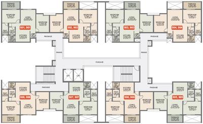 Project Image of 342.62 - 638.0 Sq.ft 1 BHK Apartment for buy in Rohan Ananta Phase I