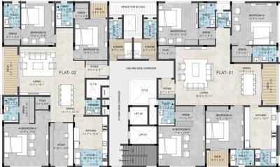 Project Image of 2850.0 - 6700.0 Sq.ft 3 BHK Apartment for buy in Altis Palacio Court