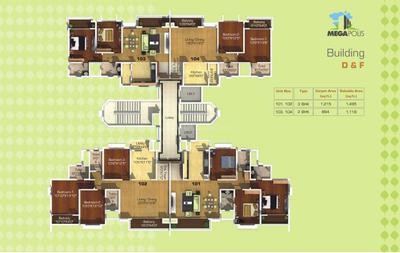 Project Image of 716.45 - 1244.95 Sq.ft 2 BHK Apartment for buy in Pegasus Megapolis Mystic