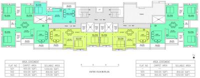 Project Image of 570.0 - 1250.0 Sq.ft 1 BHK Apartment for buy in Chintamani Labhde Garden