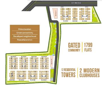 Project Image of 1050.0 - 1340.0 Sq.ft 2 BHK Apartment for buy in Parijatha Icon 1