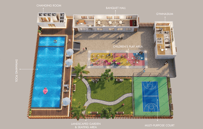 Project Image of 2560 Sq.ft 3 BHK Apartment / Flat for sale in Sanpada for Rs. 55000000