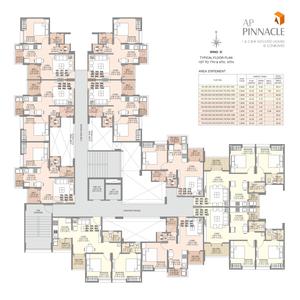 Project Image of 418.0 - 640.0 Sq.ft 1 BHK Apartment for buy in AP Pinnacle Phase 1