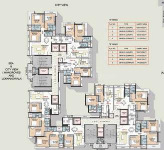 Project Image of 762.0 - 1251.0 Sq.ft 2 BHK Apartment for buy in Ahuja Lamor