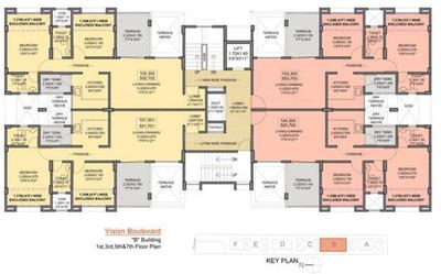 Project Image of 596.0 - 633.0 Sq.ft 2 BHK Apartment for buy in Siddhivinayak Vision Boulevard Phase I