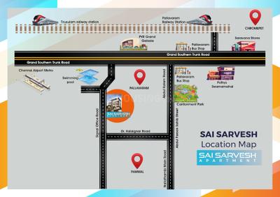 Project Image of 735.0 - 1050.0 Sq.ft 2 BHK Apartment for buy in Sri Sai Sarvesh Apartment