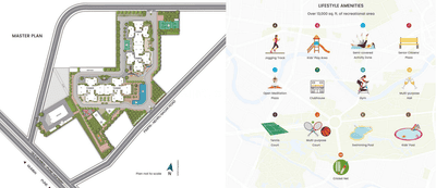 Project Image of 531.0 - 593.85 Sq.ft 2 BHK Apartment for buy in Mahindra Centralis Tower 2