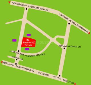 Project Image of 1120.0 - 1420.0 Sq.ft 2 BHK Apartment for buy in Si Beaumont Terrace