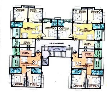 Project Image of 827.0 - 1406.0 Sq.ft 2 BHK Apartment for buy in Devi Darshan