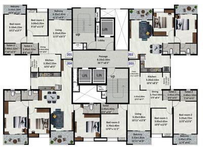 Project Image of 837.97 - 1212.99 Sq.ft 2 BHK Apartment for buy in Nyati Emerald I