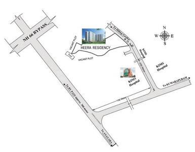 Heera Residency Images for Location Plan of Heera Residency 1