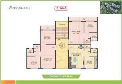 Project Image of 340.0 - 790.0 Sq.ft 1 BHK Apartment for buy in Tulsi Leela