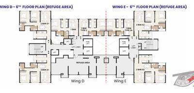 Project Image of 757.0 - 1024.0 Sq.ft 2 BHK Apartment for buy in Mahindra Alcove Wing B