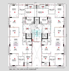 Project Image of 0.0 - 2217.69 Sq.ft 4 BHK Apartment for buy in Jaydeep Alphabet B