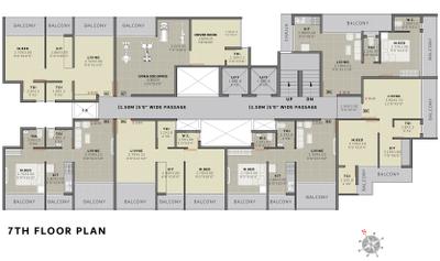 Project Image of 0.0 - 637.0 Sq.ft 1 BHK Apartment for buy in Shreesha Hill