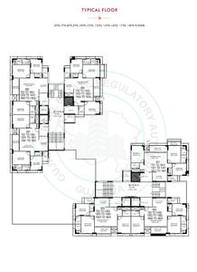Project Image of 0.0 - 1225.26 Sq.ft 3 BHK Apartment for buy in Aakash Lotus Glorious
