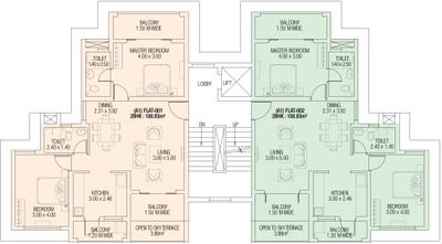 Project Image of 1124.0 - 1405.0 Sq.ft 2 BHK Apartment for buy in P D Kamat Exotic Palms