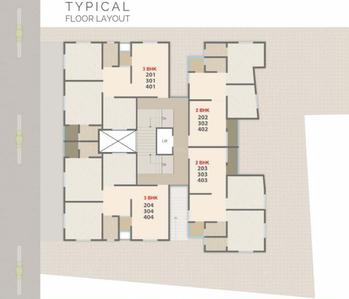 Project Image of 407.0 - 532.0 Sq.ft 2 BHK Apartment for buy in Raj Developers Tirth Exotica